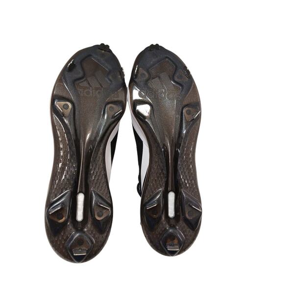 Adidas Icon 7 Baseball Cleats Mens Sz 13 Black 3 Stripes Boost Metal BRAND NEW! - Picture 12 of 16